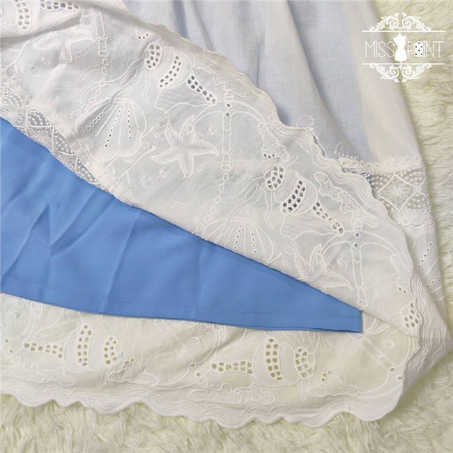 Miss Point ~Little Sea Snail Sweet Sailor Lolita Blouse + Skirt Set