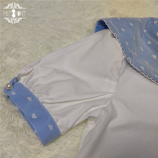 Miss Point ~Little Sea Snail Sweet Sailor Lolita Blouse + Skirt Set