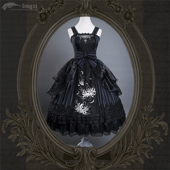 LingXi Lolita ~The Song of the Other Side Gothic Lolita JSK