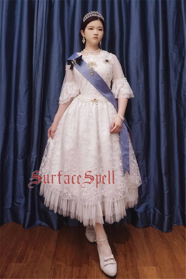 Surfacespell ~The Snow Queen~ Heavy Embroidery Lolita JSK -Pre-order
