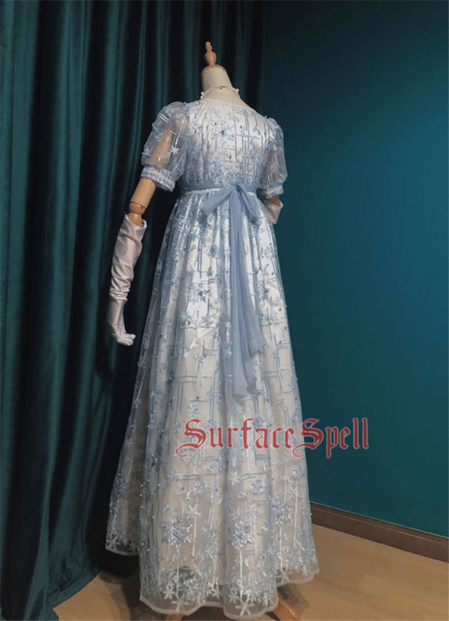 Surfacespell ~The Snow Queen~ Heavy Embroidery Lolita OP -Pre-order