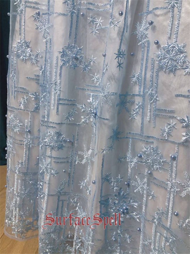 Surfacespell ~The Snow Queen~ Heavy Embroidery Lolita OP -Pre-order