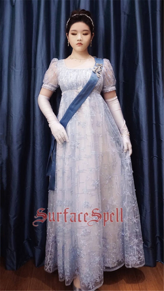 Surfacespell ~The Snow Queen~ Heavy Embroidery Lolita OP -Pre-order