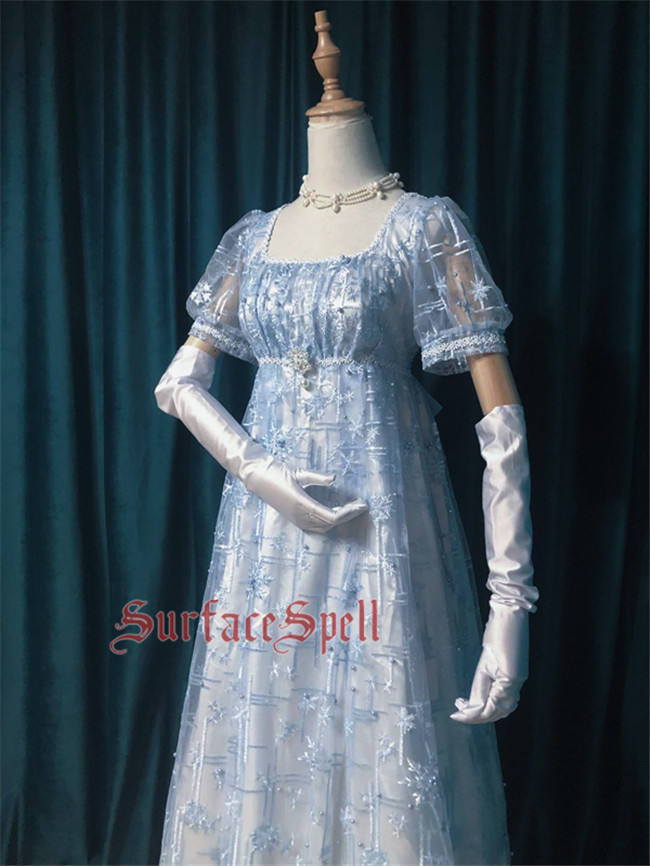 Surfacespell ~The Snow Queen~ Heavy Embroidery Lolita OP -Pre-order