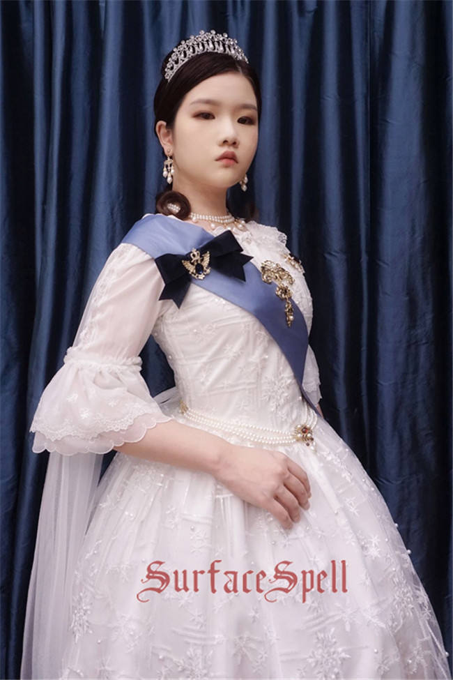 Surfacespell ~The Snow Queen~ Heavy Embroidery Lolita JSK -Pre-order