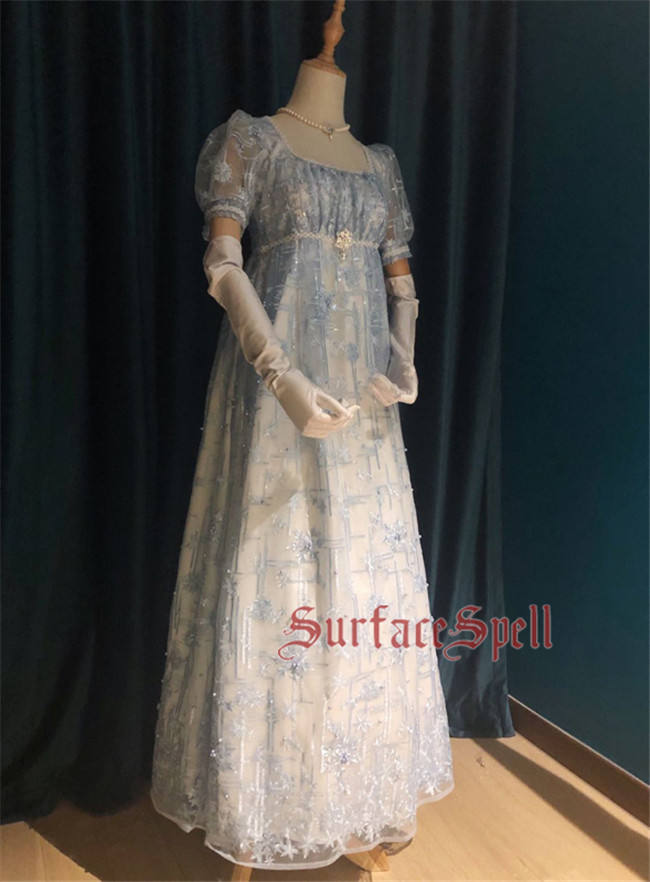 Surfacespell ~The Snow Queen~ Heavy Embroidery Lolita OP -Pre-order