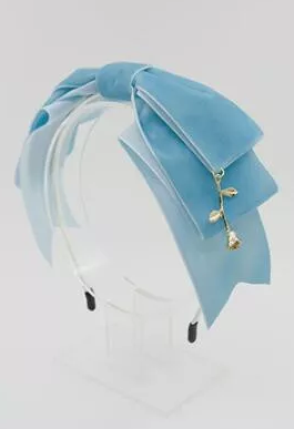 The Little Prince's Rose- Velvet Lolita Headbow -11 Colors