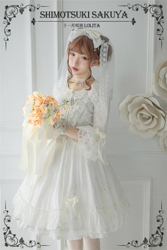 The Whisper of Stars~ Gold Stamping Constellation Lolita Normal JSK
