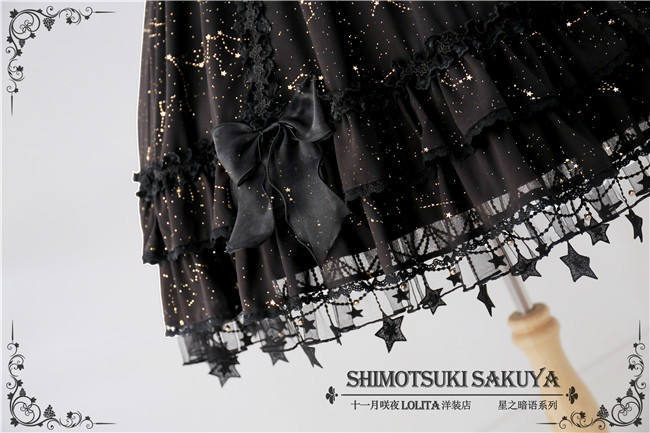 The Whisper of Stars~ Gold Stamping Constellation Lolita Normal JSK