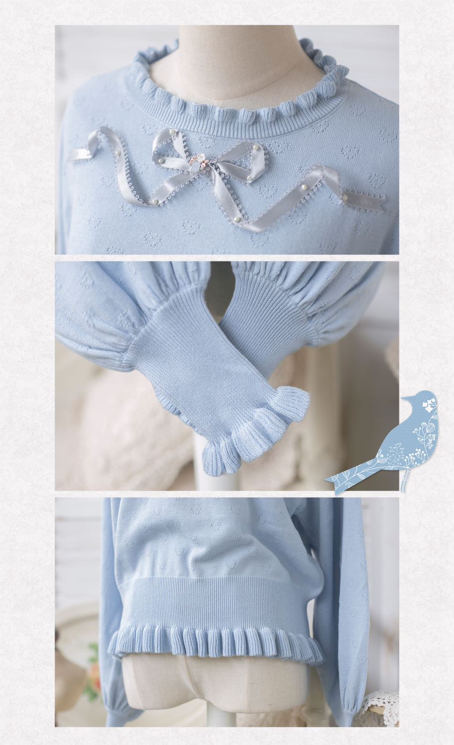 Cookies Long sleeve Knit Sweater