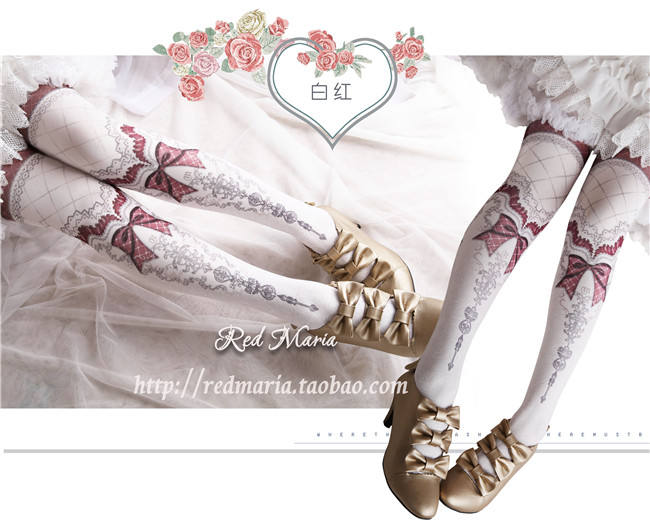 Miss Grace ~Vintage Double-sides Lolita Tights