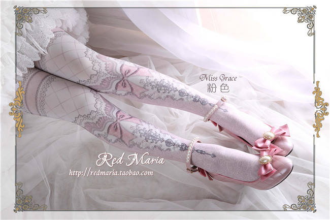 Miss Grace ~Vintage Double-sides Lolita Tights