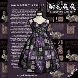 Souffle Song Dissecting Rabbit Halloween Dark Gothic Lolita JSK -Pre-order
