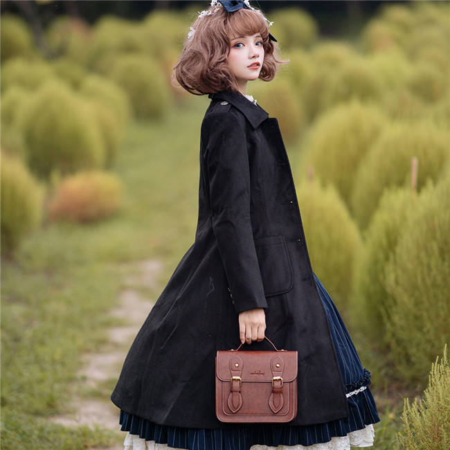 Rose Humanoid~ Vintage Wool Coat With Cape -Ready Made Gray Size XL - In Stock