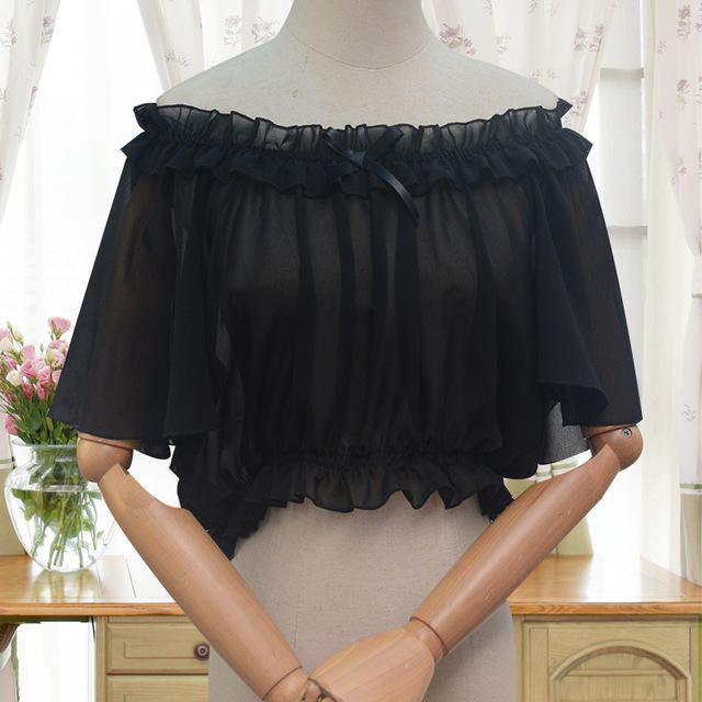 Sweet Chiffon Tailored Short Version Lolita Blouse
