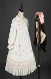 YUPBRO Lolita ~Cherry Blossoms Embroidery Lolita OP/JSK~ Ready Made