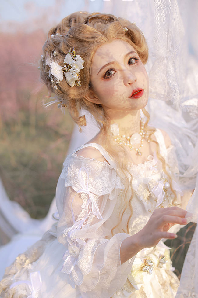 Morning Dew Tea Party Lolita JSK -Ready MADE