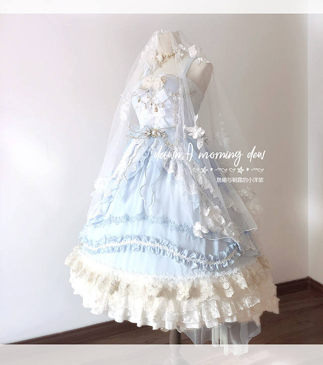 Morning Dew Tea Party Lolita JSK -Ready MADE