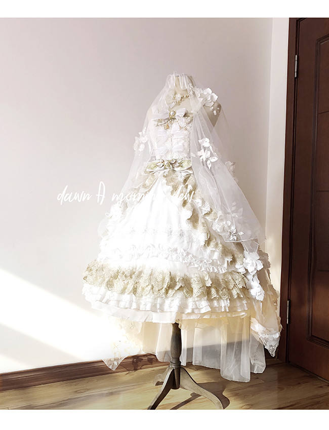 Morning Dew Tea Party Lolita JSK -Ready MADE