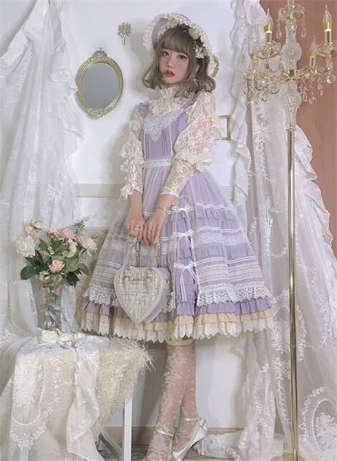 Alice Girl ~When Camellia Blossoms Lolita JSK + Overskirt -Pre-order