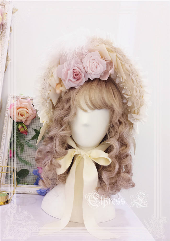Elpress L Elis Luxury Details Bonnet Headdress -Ready MADE