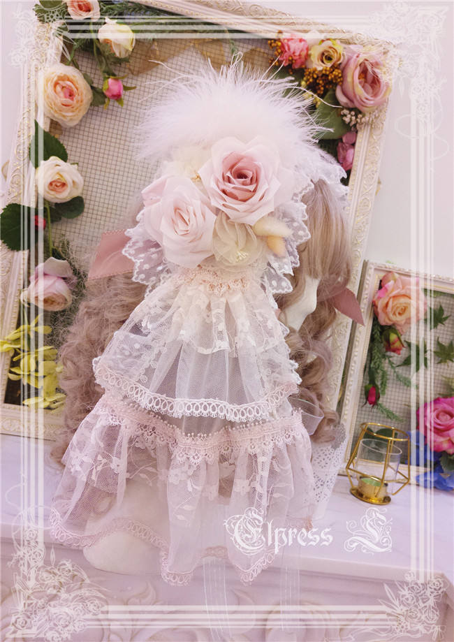 Elpress L Elis Luxury Details Bonnet Headdress -Ready MADE