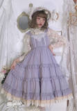 Alice Girl ~When Camellia Blossoms Lolita JSK + Overskirt -Pre-order