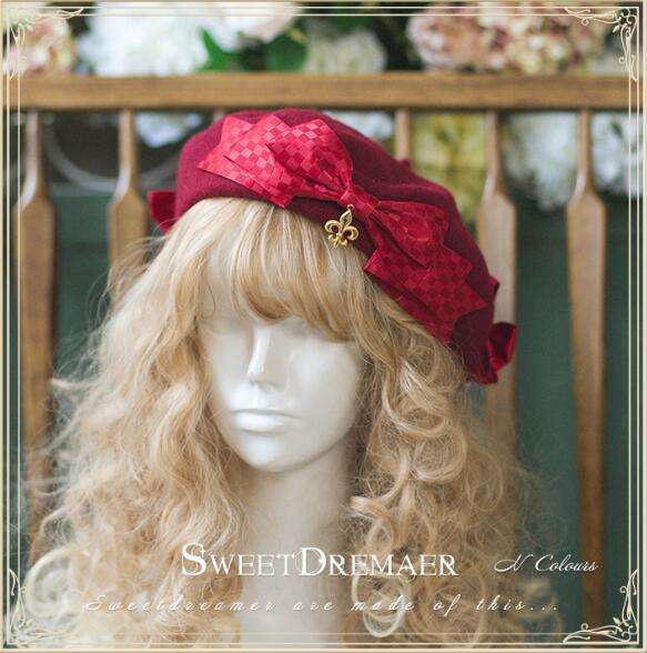 Cutie Creator ~Rainbow Cat~  Lolita Beret -4 Colors In Stock