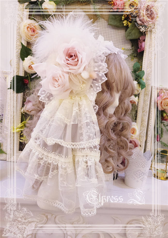 Elpress L Elis Luxury Details Bonnet Headdress -Ready MADE