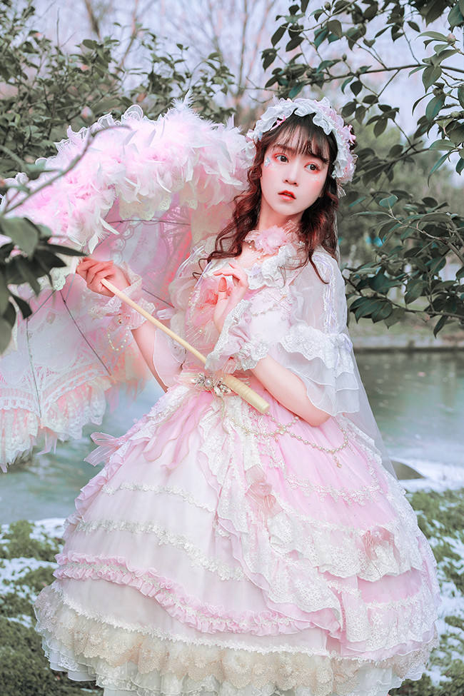 Morning Dew Tea Party Lolita Accessories -Ready MADE