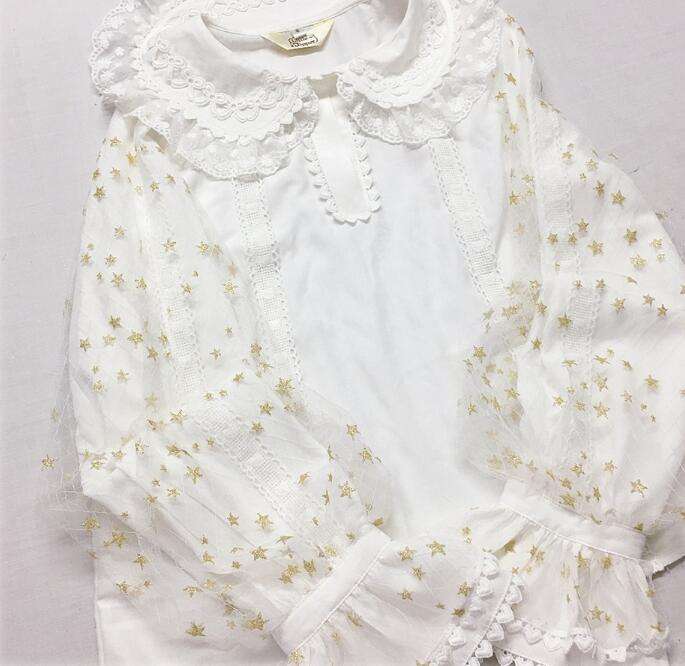 Little Dipper ~Kompeit Sweet Lolita Blouse -Ready Made