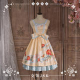 NyaNya Lolita Boutique ~Camellia Ballad Lolita Printed JSK -Ready Made