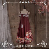 NyaNya Lolita Boutique ~Camellia Ballad High Waist Lolita JSK Long Version -Ready Made