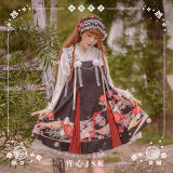 NyaNya Lolita Boutique ~Camellia Ballad Babydoll Lolita JSK -Ready Made