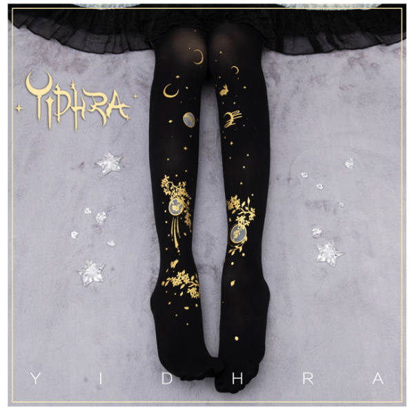 Yidhra Lolita ~Laurel Rabbit Velvet Lolita High Socks