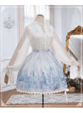 Ying Luo Fu ~With a whale Lolita Normal Waist Skirt