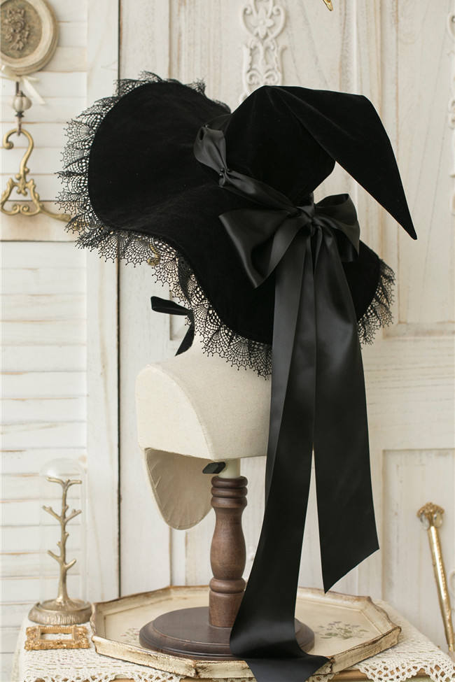 Cutie Creator ~ Witch's House~  Velvet Bow Lolita Witch Hat