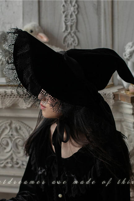 Cutie Creator ~ Witch's House~  Velvet Bow Lolita Witch Hat