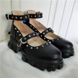 The Butterfly Effect ~Punk Lolita High Platform Shoes -Ready Made
