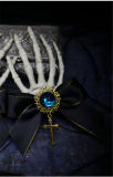 Devil's Claw~ Skeleton Hand Cross Dark Halloween Hairclip 2 Uses Lolita Accessories