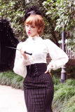 Surface Spell ~Lorelai Stripe Lolita Fishtail Skirt