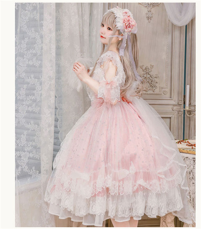 Cat Fairy ~Glass Phantom ~Tea Party Lolita Dress