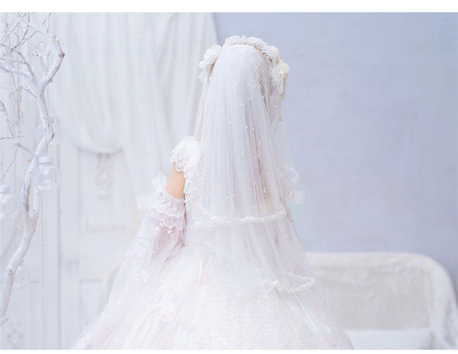 Cat Fairy Heaven's Wedding Dress ~Tea Party Lolita Accessories -Ready MADE