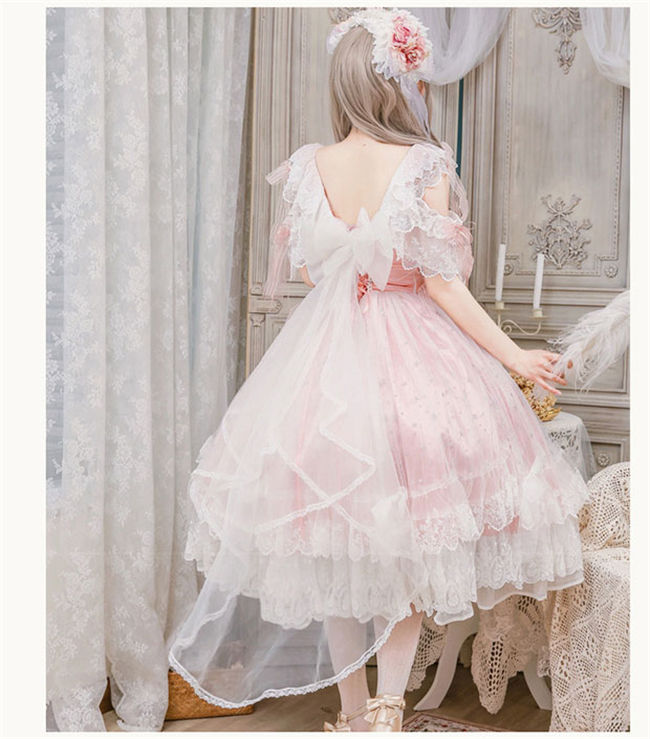 Cat Fairy ~Glass Phantom ~Tea Party Lolita Dress