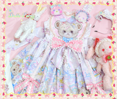 The Rainbow Circus~ Sweet Lolita JSK /Salopette - In Stock