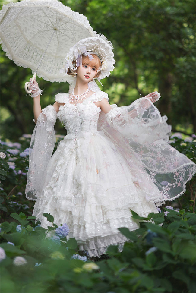 Cat Fairy Heaven's Wedding Dress ~Tea Party Lolita Accessories -Ready MADE