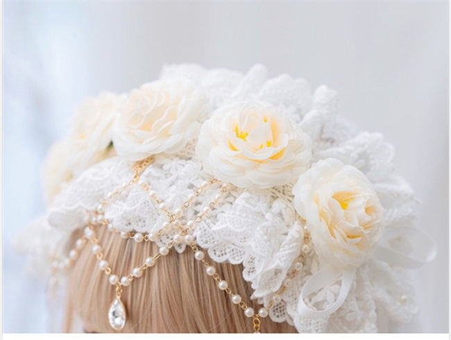 Cat Fairy Heaven's Wedding Dress ~Tea Party Lolita Accessories -Ready MADE