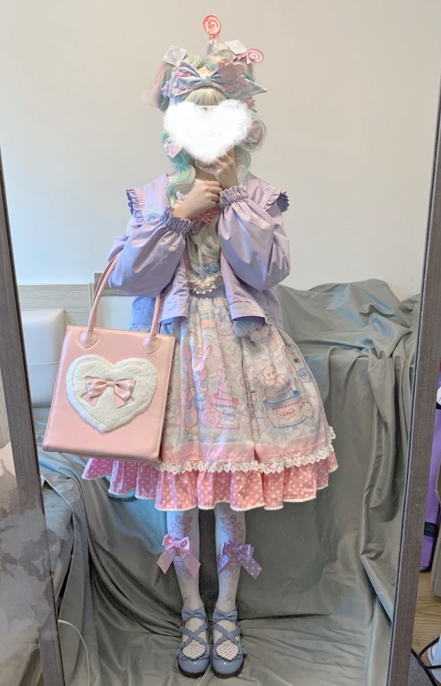 The Rainbow Circus~ Sweet Lolita JSK /Salopette - In Stock