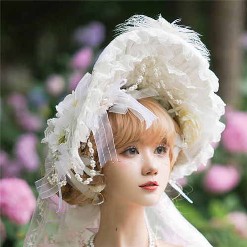 Heaven's Wedding Dress ~Tea Party Lolita Accessories -Ready MADE