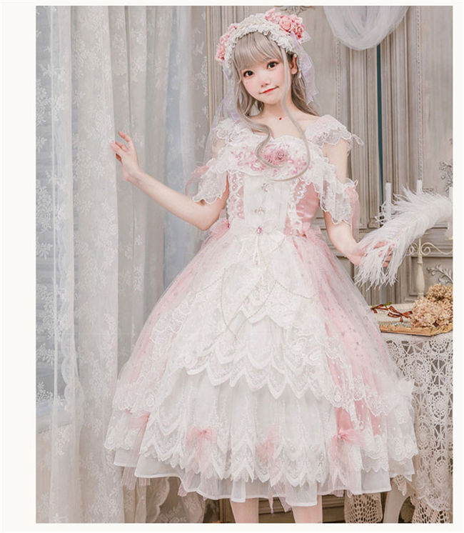 Cat Fairy ~Glass Phantom ~Tea Party Lolita Dress